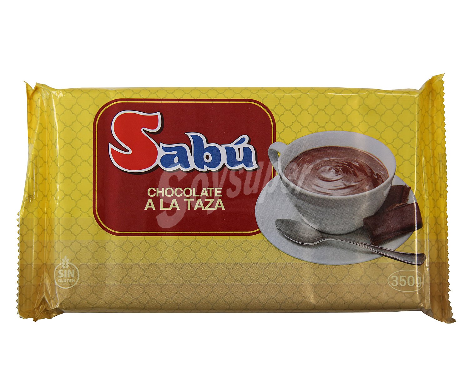 Chocolate a la taza familiar SABÚ tableta 350 g.