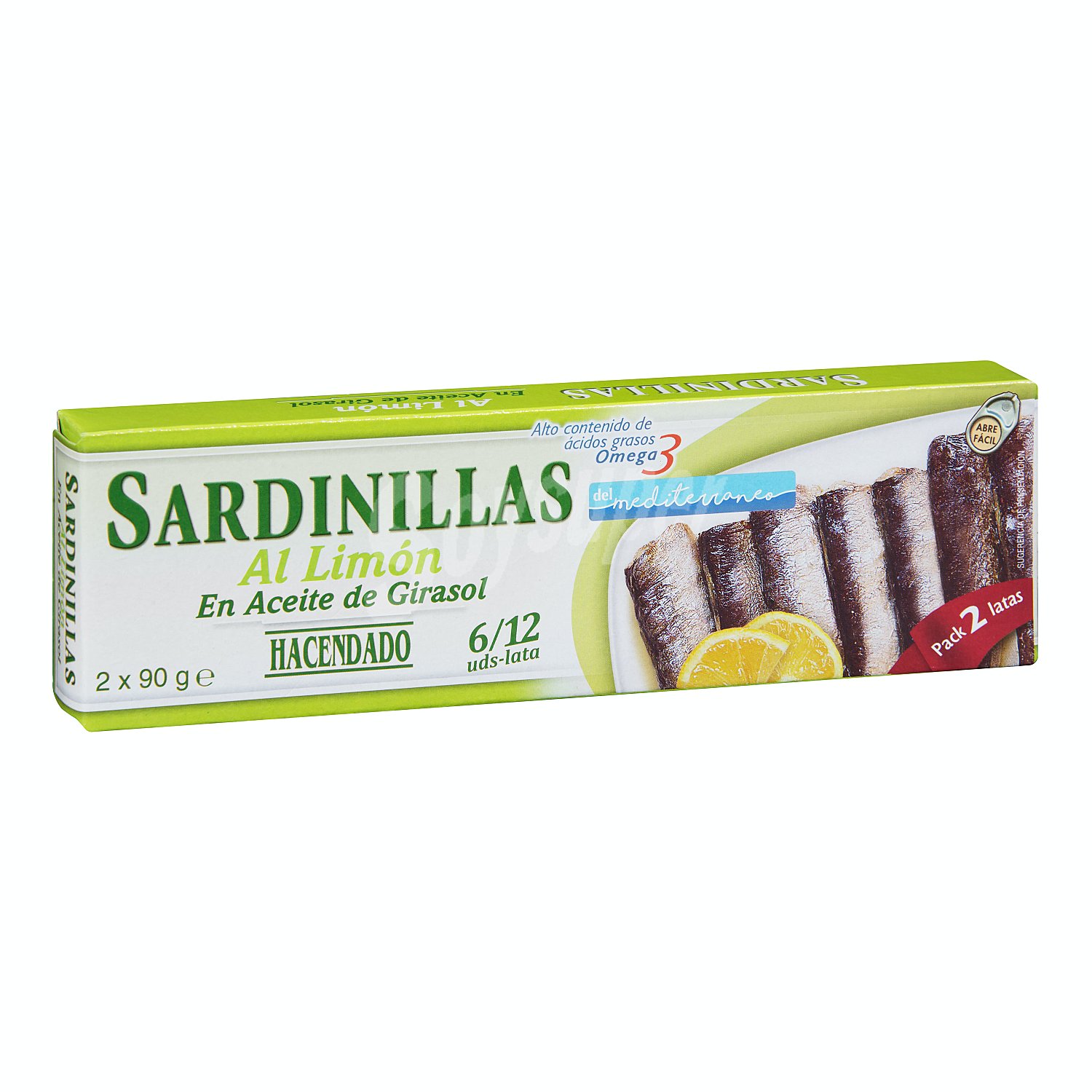 Sardinillas limón aceite girasol