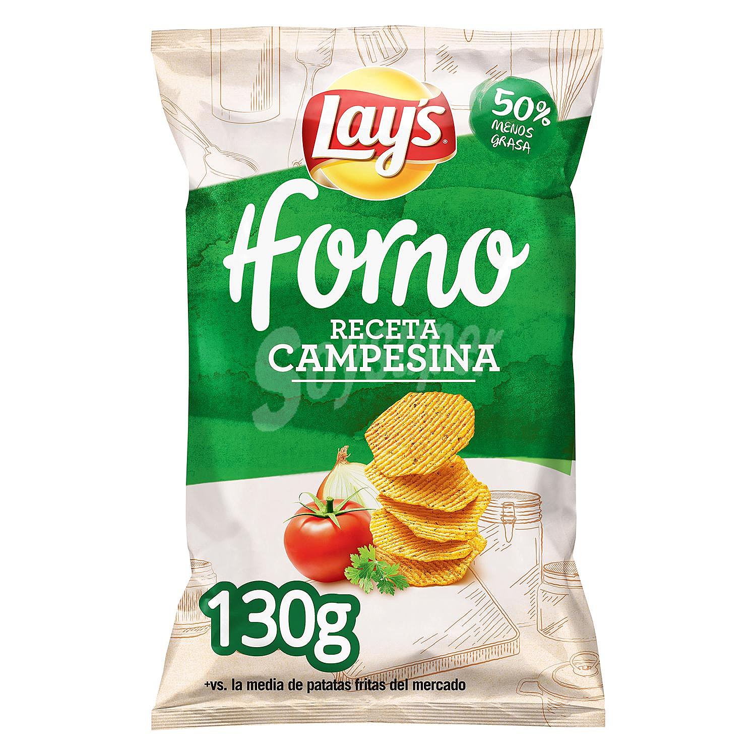 Patatas fritas campesinas Horno Lay's