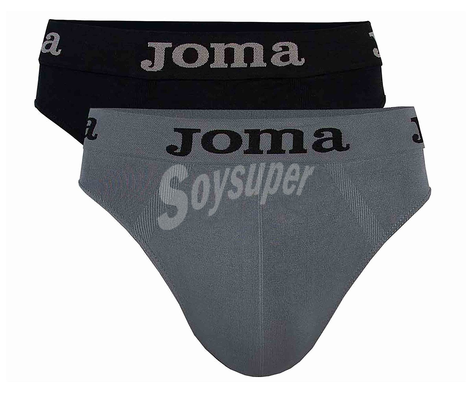 Lote de 2 slip de microfibra sin costuras joma, talla