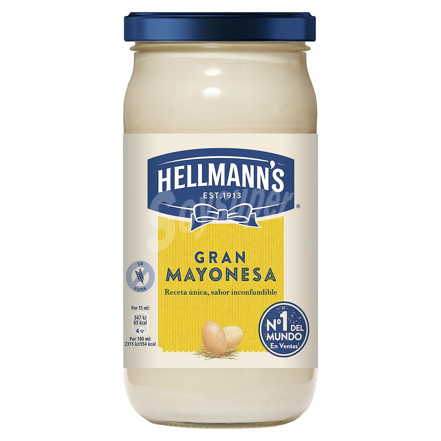 Mayonesa Hellmann's sin gluten