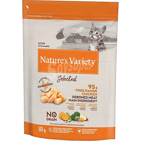 Select pienso para gato cachorro con pollo No Grain