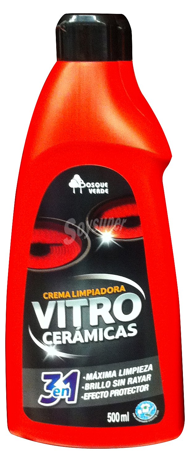 Limpiador vitroceramica crema 3 en 1