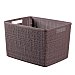 Cesta Jute Rectangular curver 28X23X26cm - Marrón