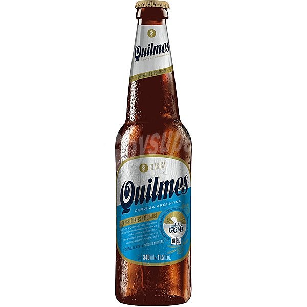 Cerveza rubia Quilmes