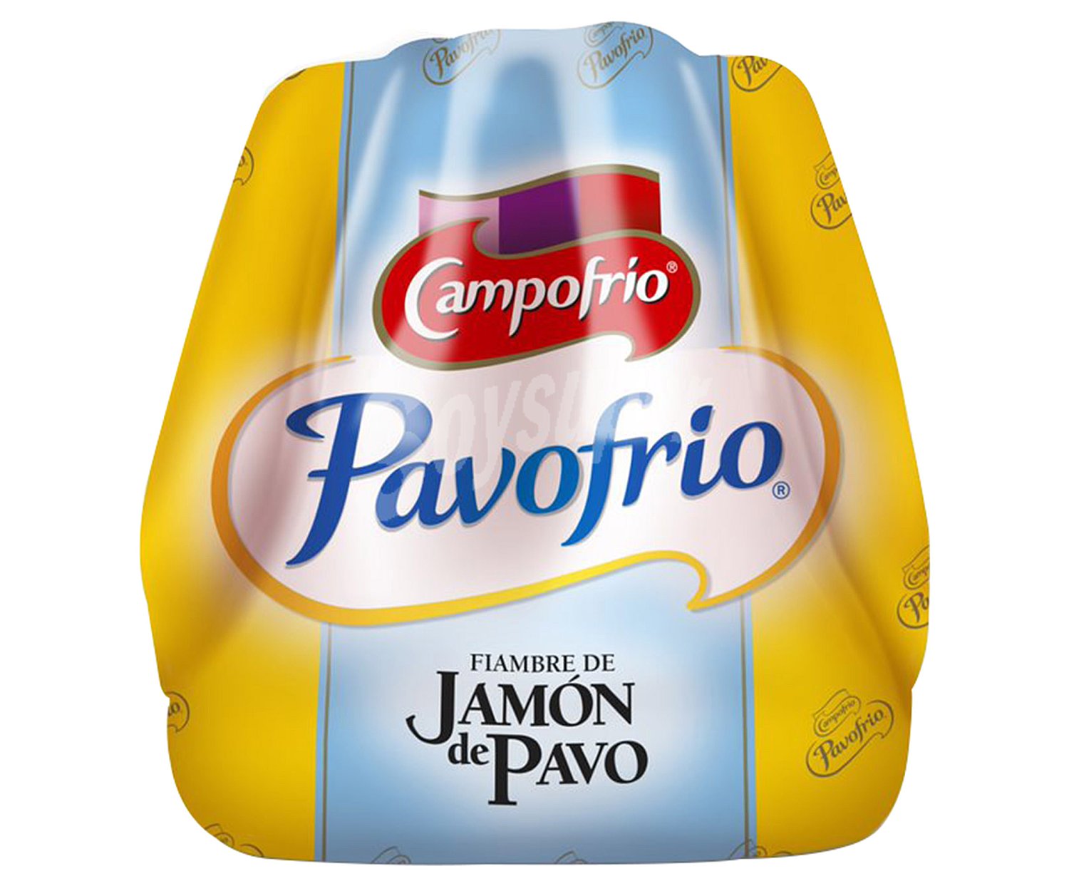 Fiambre de jamón de pavo cortado en lonchas