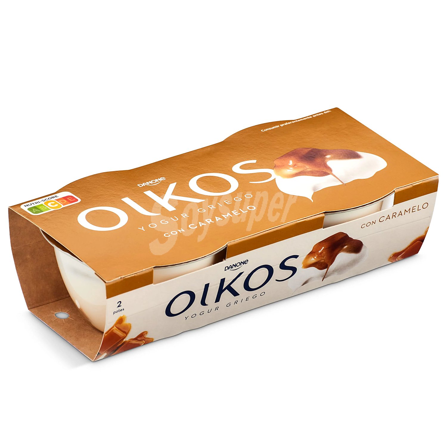 Yogur griego con caramelo oikos de Danone