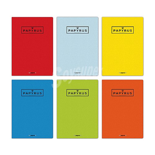 Cuaderno de grapas A4 cuadrícula 4x4 48 hojas tapa gofrada, unipapel