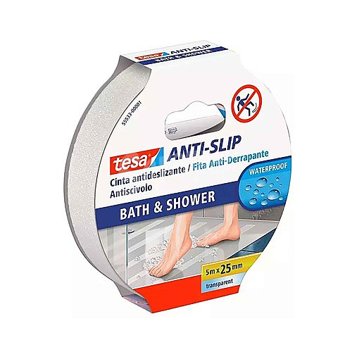 Cinta antideslizante para baños y duchas, tesa