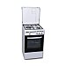 Cocina independiente a gas butano rommer VCH 350 FG, 3 fuegos. H: 88cm, A: 50cm, F: 55cm