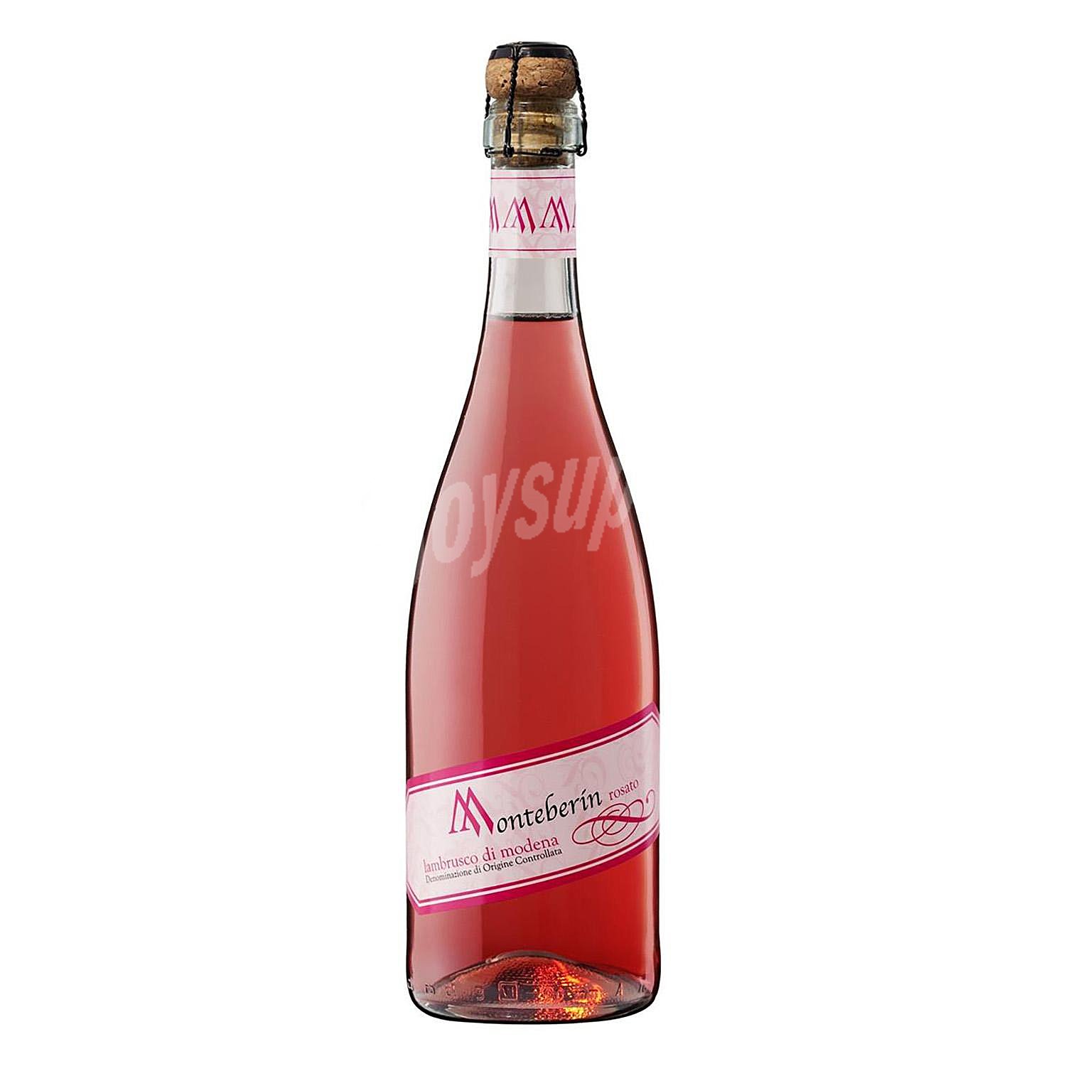 Vino Lambrusco rosado Monteberin