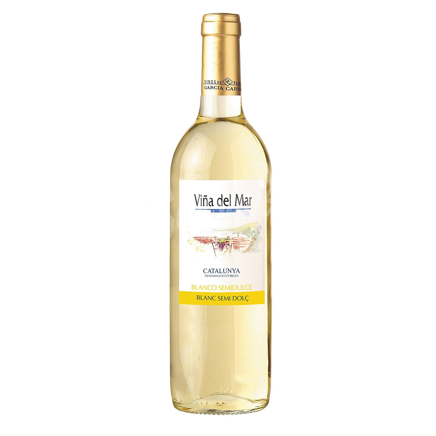 Vino blanco semidulce DO Cataluña botella 75 cl