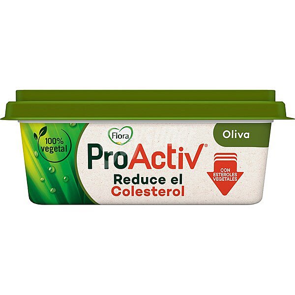 Pro- Activ Plus margarina con aceite de oliva sin gluten sin lactosa