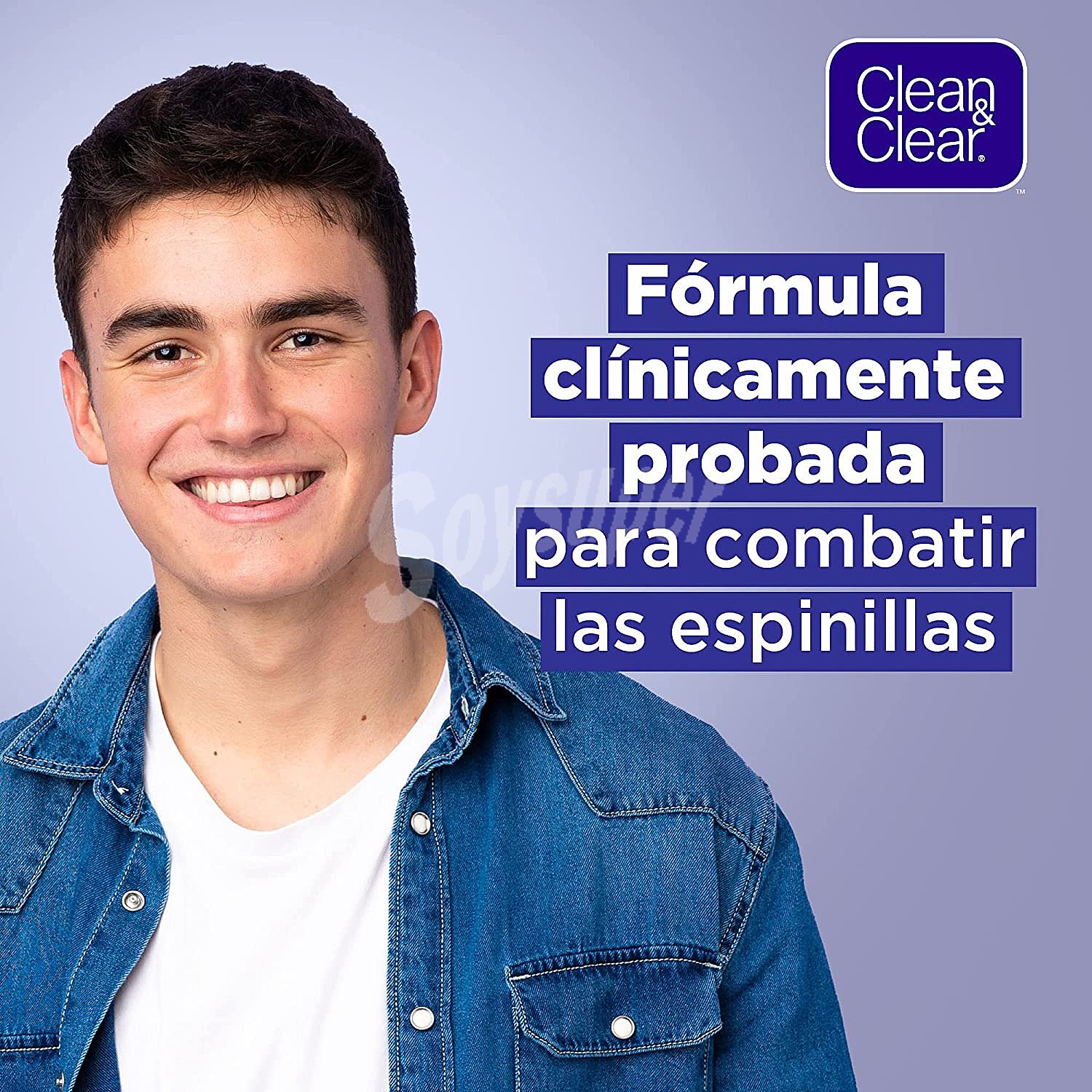 gel limpiador facial diario antiespinillas