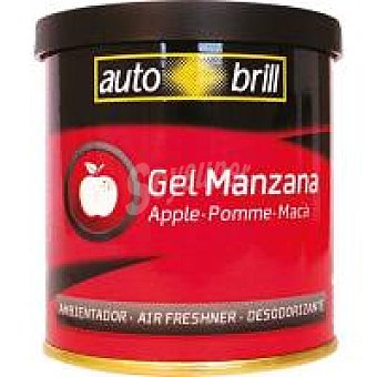 Ambientador en gel para coche en envase de lata con olor a manzana