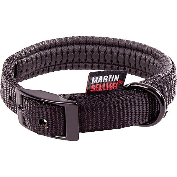 Collar para perro modelo Confort color negro medida 2,5 cm-55cm