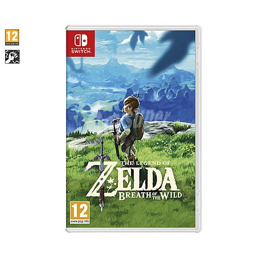 The legend of Zelda Breath of the wild para Nintendo Switch. Género: acción, rol, aventura. pegi: 12