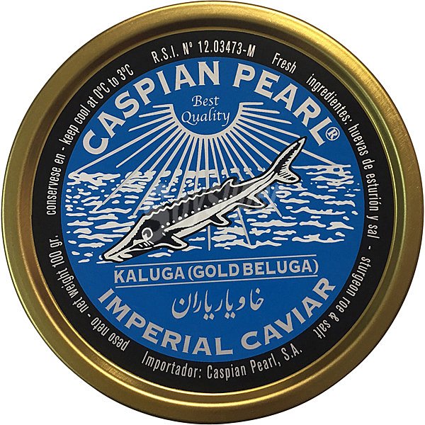 Caviar Kaluga imperial gold beluga