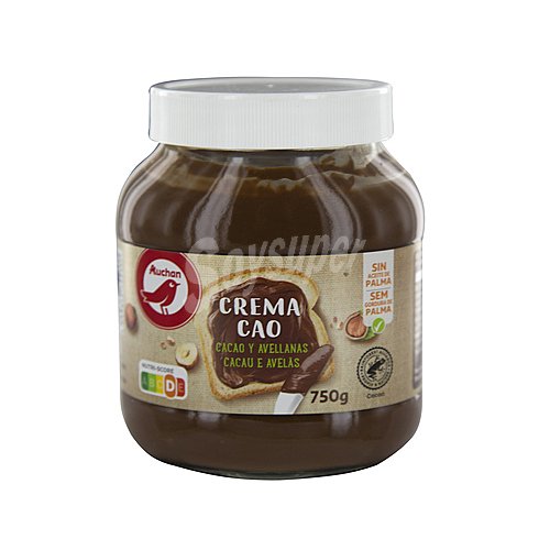 Producto alcampo Crema de avellanas con cacao producto alcampo