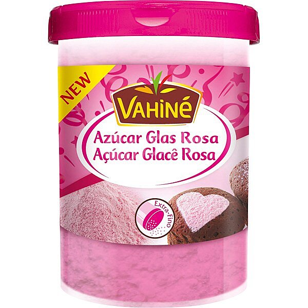 Azúcar glas rosa