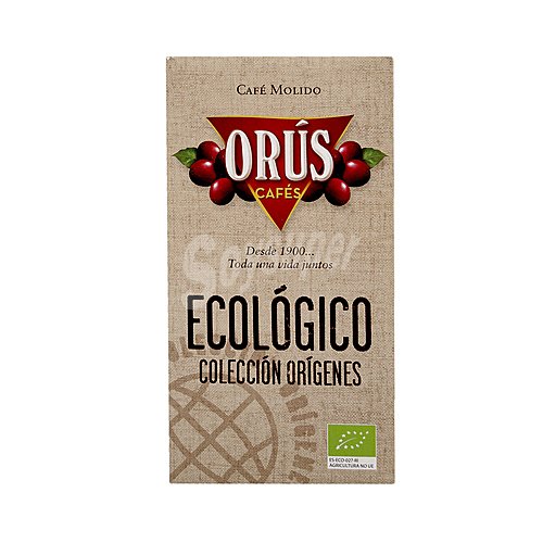 Orús Café molido ecológico orús colección orígenes