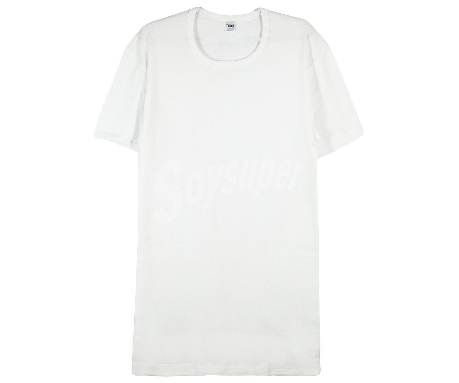 Camiseta interior de manga corta para hombre abanderado 306, color blanco ,talla