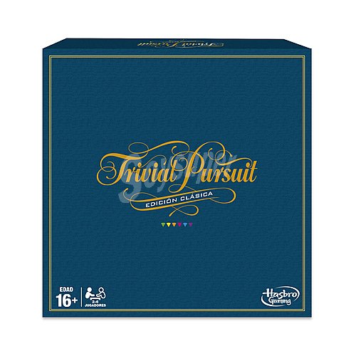 Juego de mesa de preguntas y respuestas Trivial Pursuit edición clásica, de 2 a 6 jugadores, hasbro