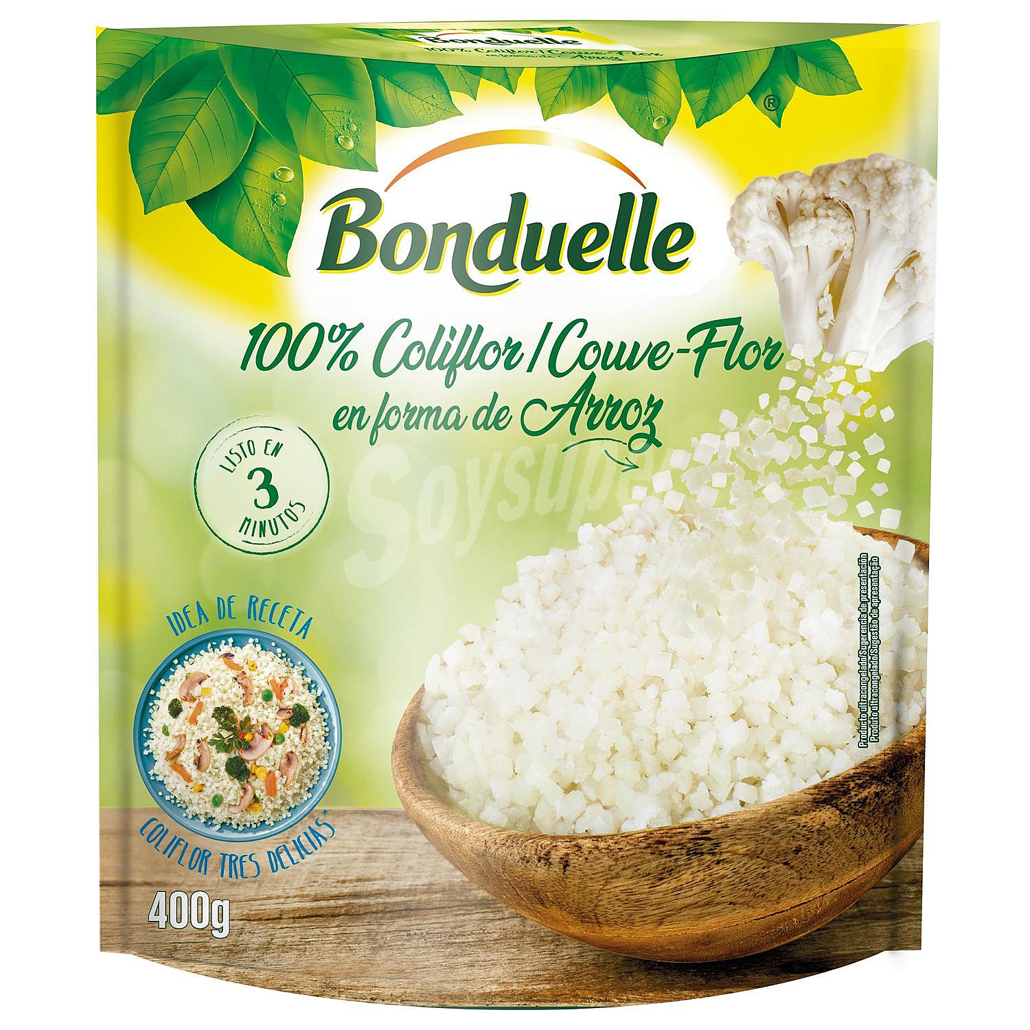 Colifror 100% en forma de arroz Bonduelle