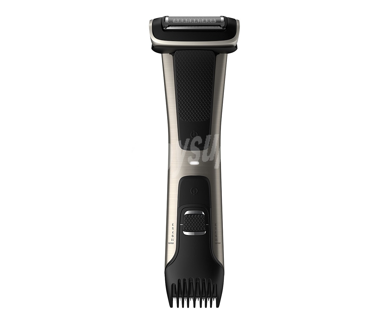 Afeitadora corporal Bodygroom BT7025/15, uso si cable, diseño doble cara, autonomía 80 minutos