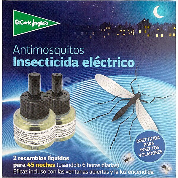 Insecticida volador eléctrico antimosquitos recambio