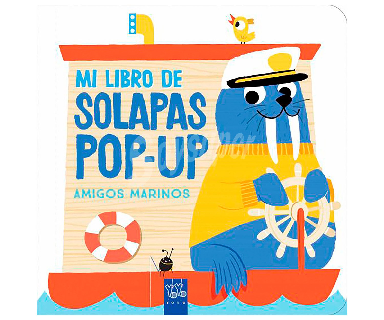 Mi libro de solabas Pop-up Amigos marinos, VV. AA. Género preescolar. Editorial yoyo.