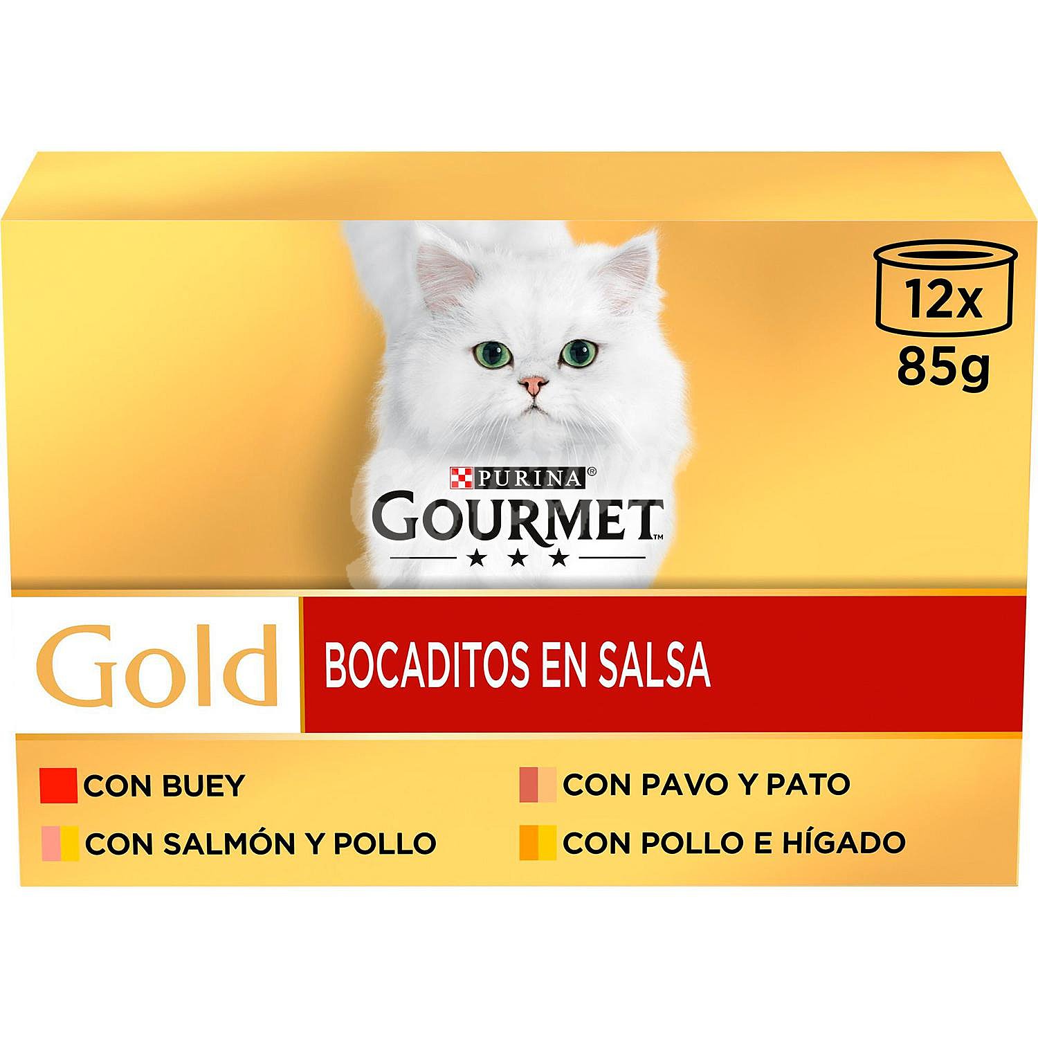 Purina Gourmet Gold Comida Húmeda para Gato Bocaditos en Salsa