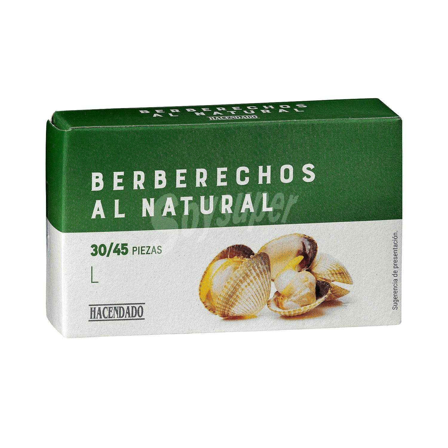 Berberechos natural l (30/45 piezas)