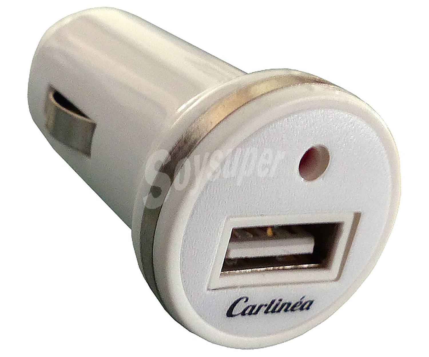 Cargador para toma de mechero de 12V a USB, CARLINE.