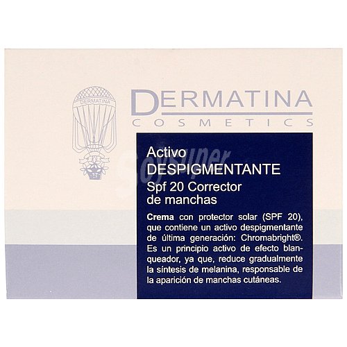 Dermatina Crema correctora de manchas con SPF 20 dermatina cosmetics