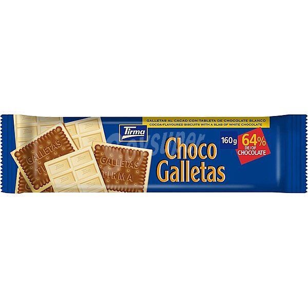 Choco-galletas chocolate blanco