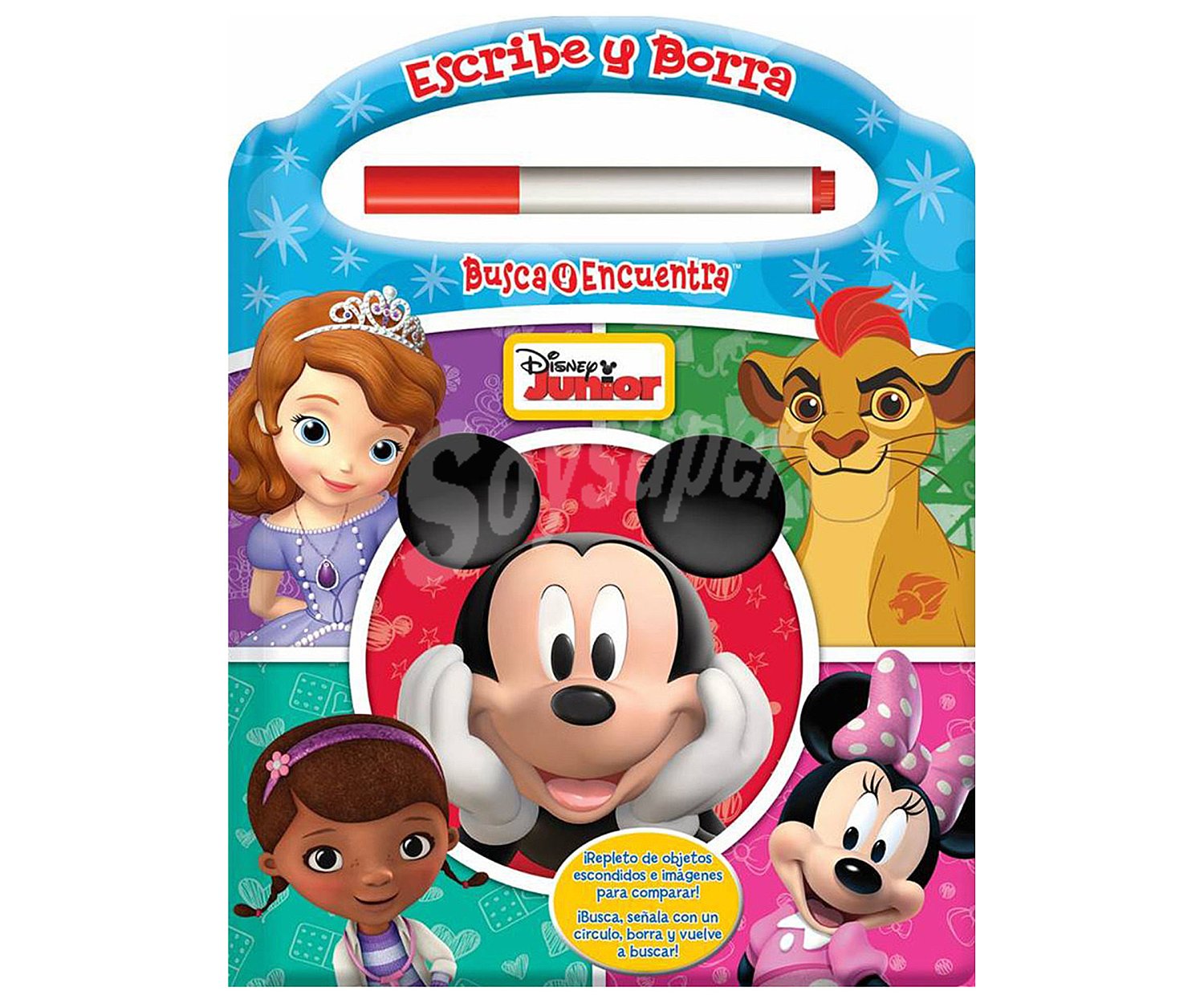 Pintar y borrar: Disney Junior, vv.aa. Género: Infantil. Editorial