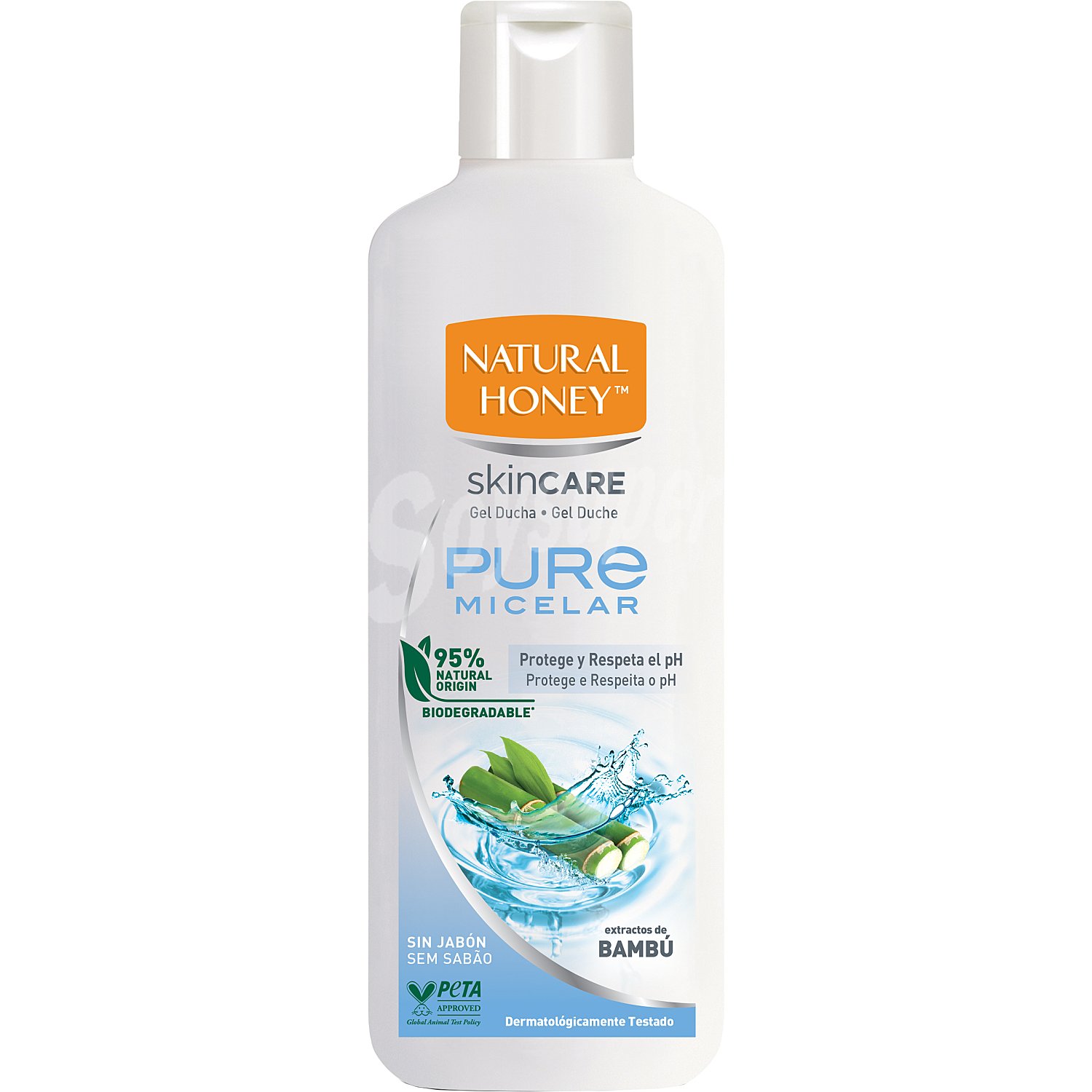 Gel de ducha pure micelar Natural honey