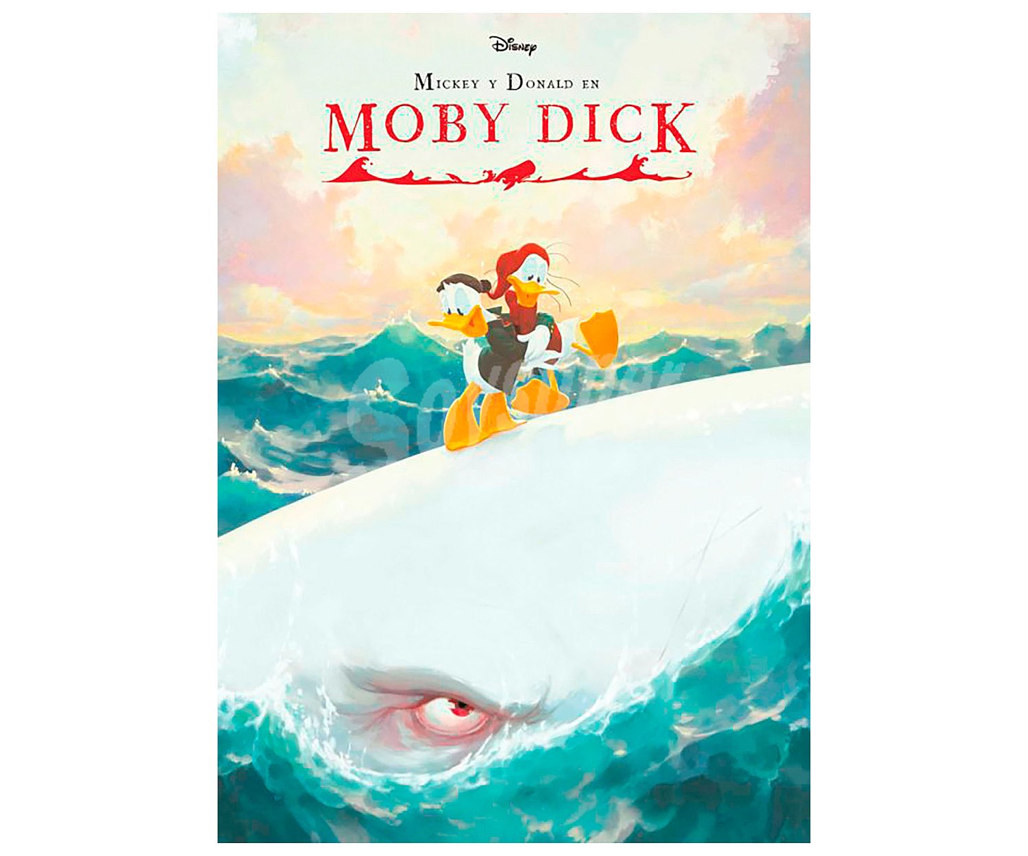 Mickey y Donald en Moby Dick, VV. AA. Género: infantil. Editorial Disney.