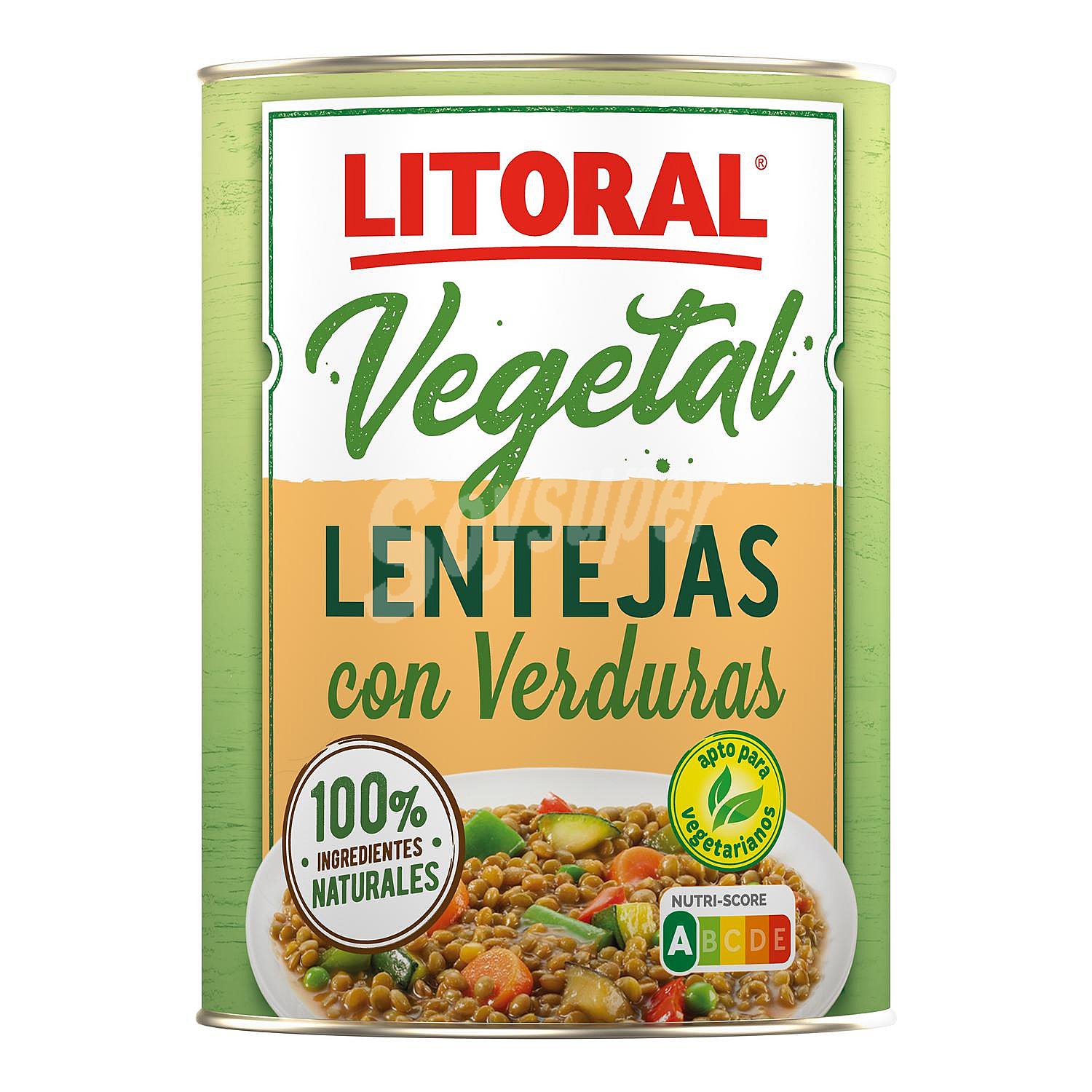 Lentejas con verduras