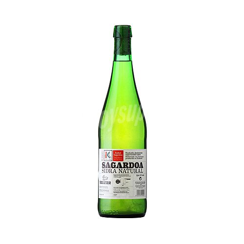 Saizar Sidra natural de manzana producida en Euskadi saizar