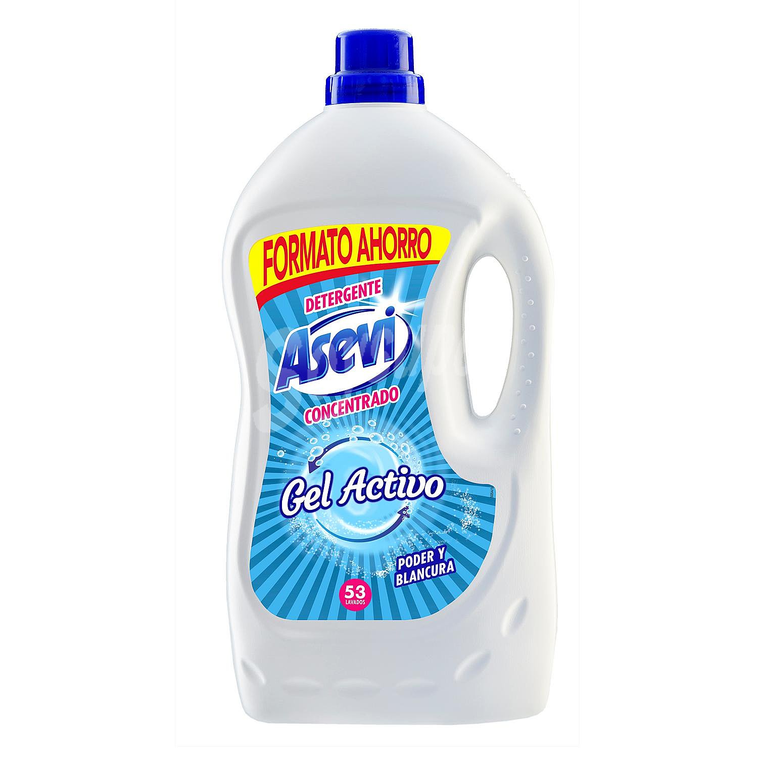 Detergente líquido concentrado gel activo Asevi