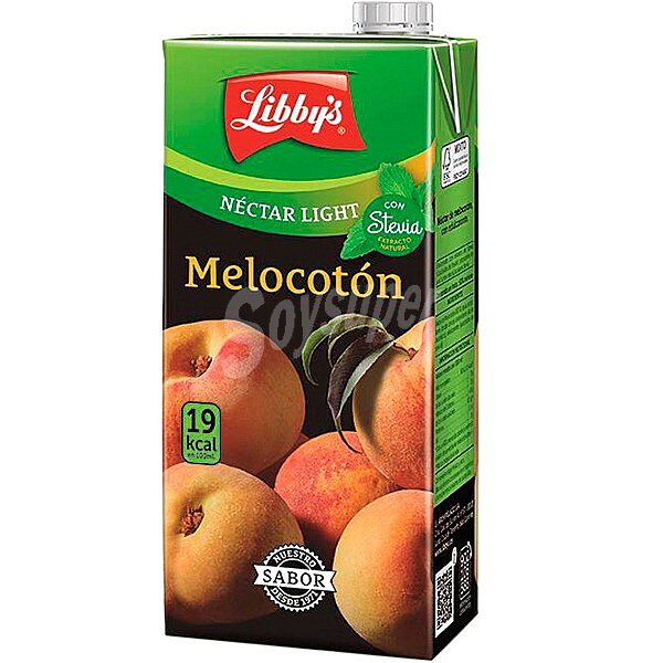 Néctar de melocotón light con stevia