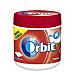 Chicle de fresa en gragea orbit, bote 84 G