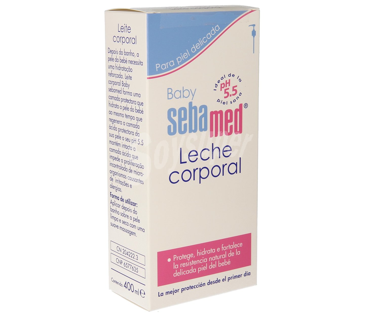 Leche corporal especial para la piel delicada del bebé Baby