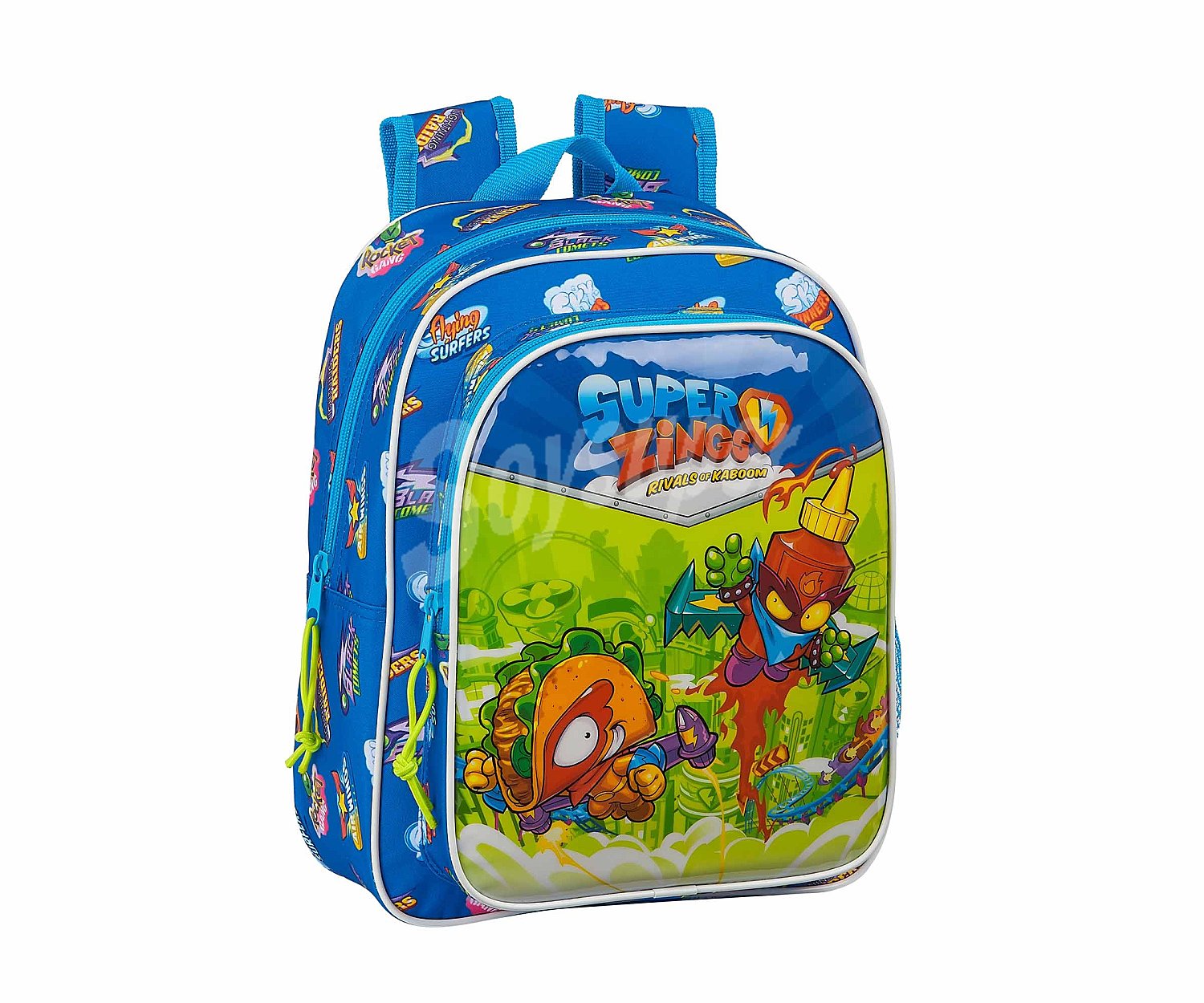 Mochila infantil adaptable a carro superzings "serie 5", safta.