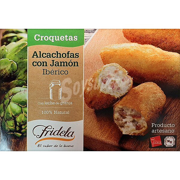 Croquetas de alcachofas con jamón