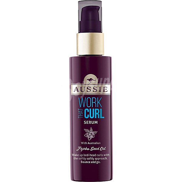 Sérum Work That Curl para definir rizos con aceite de semilla de Jojoba australiano