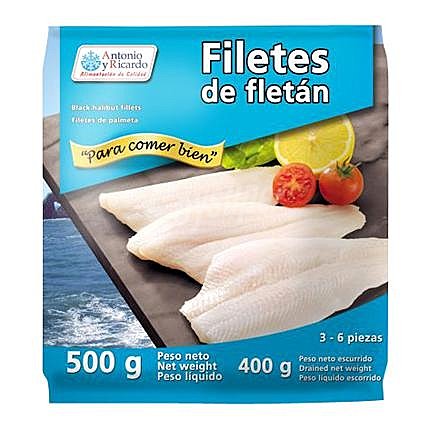 Filetes de fletán congelados Antonio y Ricardo