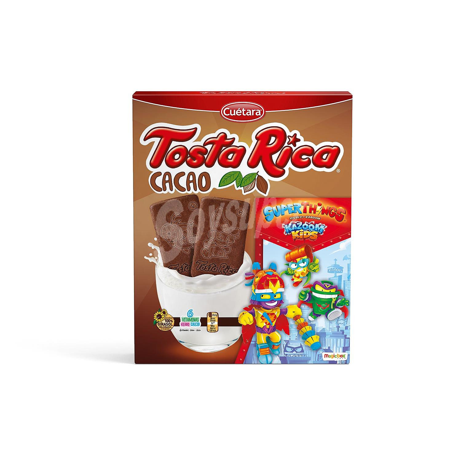 Cuétara Galleta tosta-rica cacao